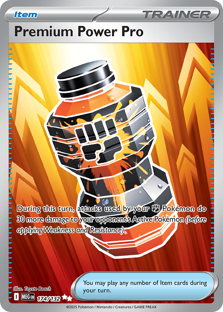 174 Premium Power Pro — Mega Evolution — English