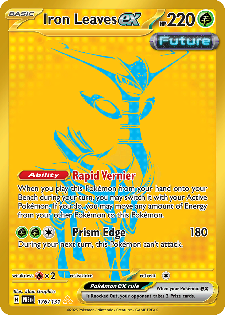 176 Iron Leaves ex — Prismatic Evolutions — English