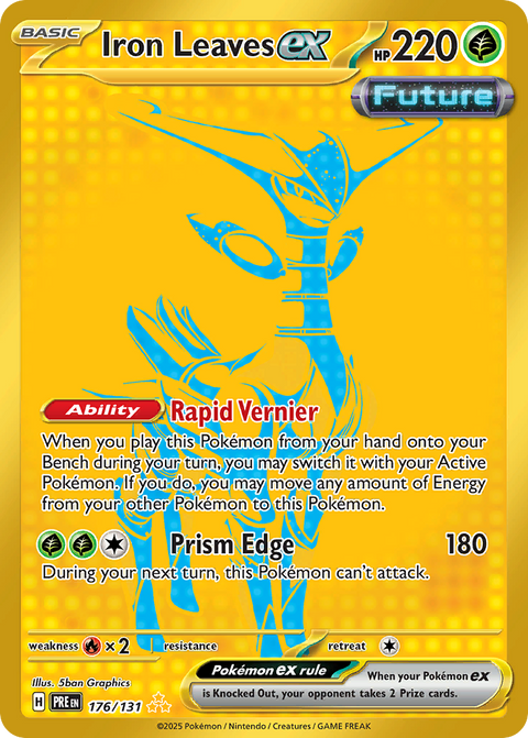 176 Iron Leaves ex — Prismatic Evolutions — English