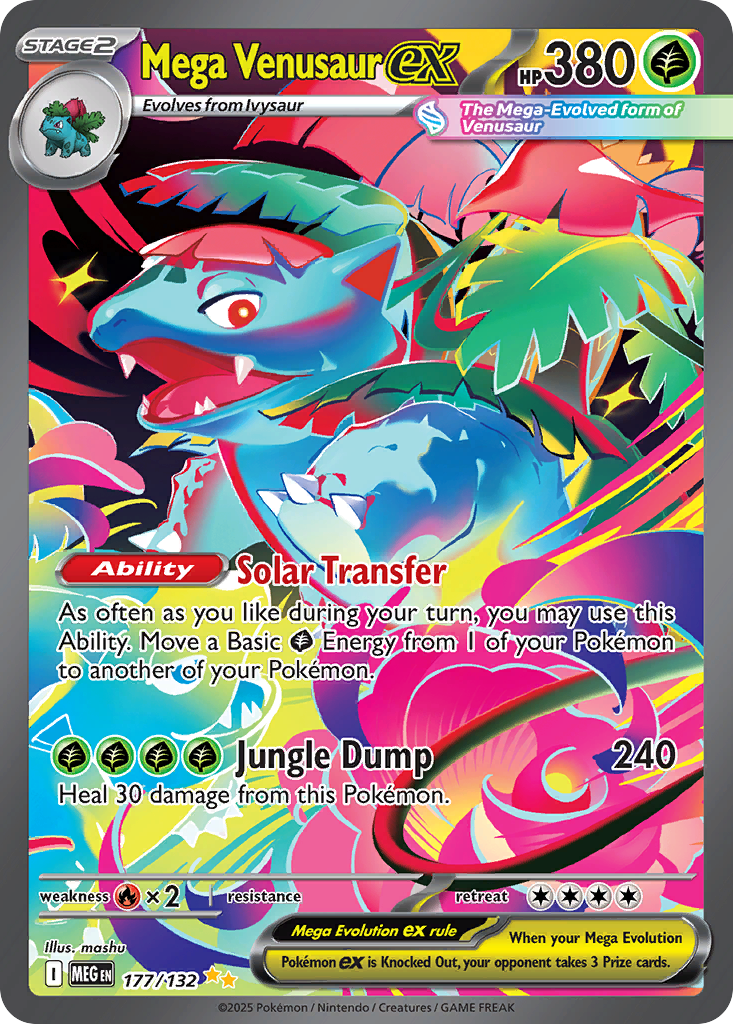 177 Mega Venusaur ex — Mega Evolution — English