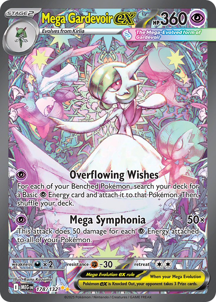 178 Mega Gardevoir ex — Mega Evolution — English