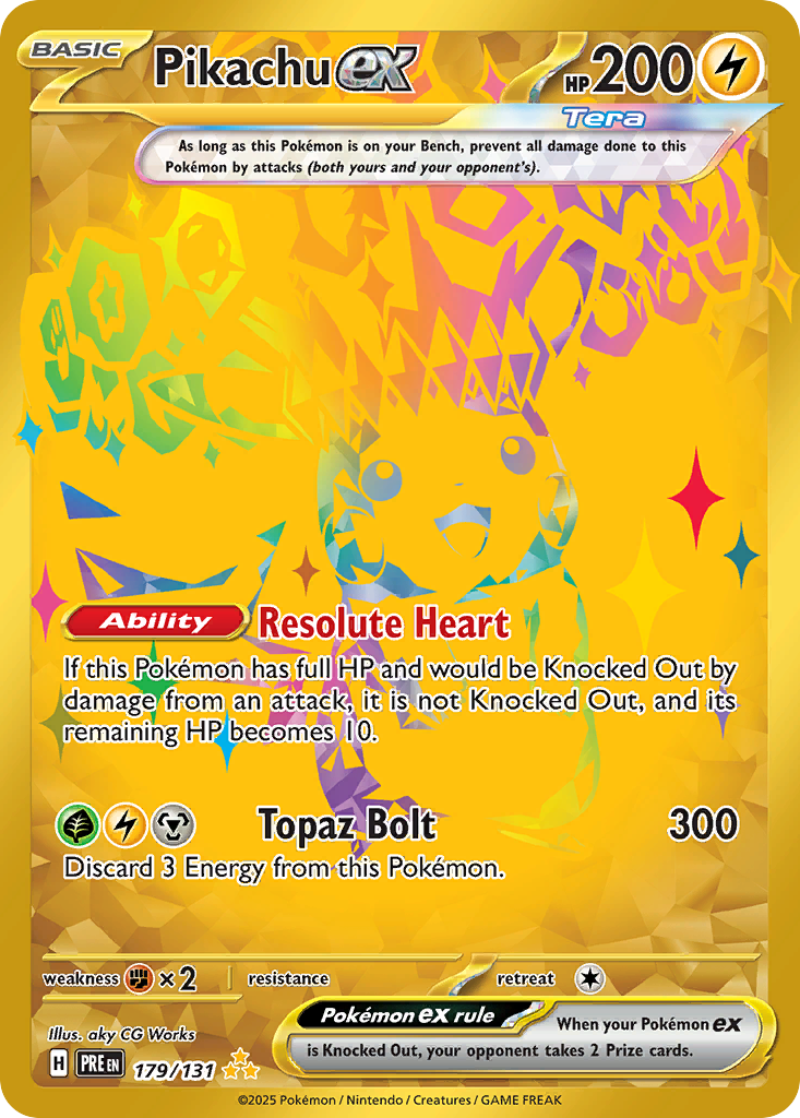 179 Pikachu ex — Prismatic Evolutions — English