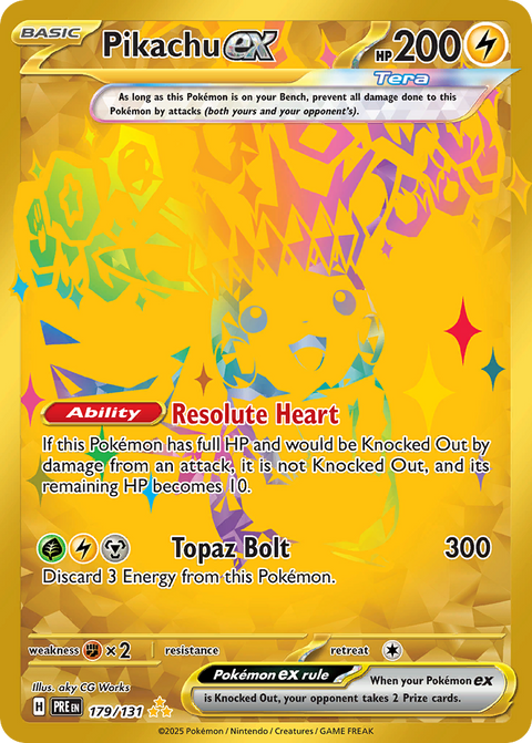 179 Pikachu ex — Prismatic Evolutions — English