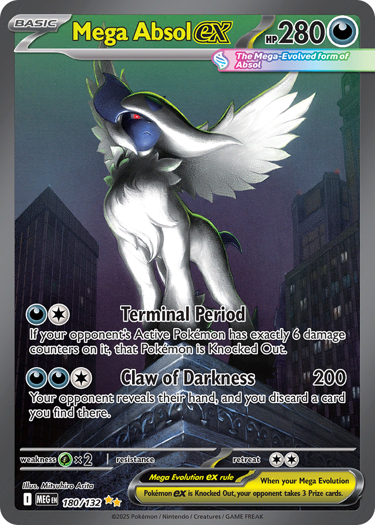 180 Mega Absol ex — Mega Evolution — English