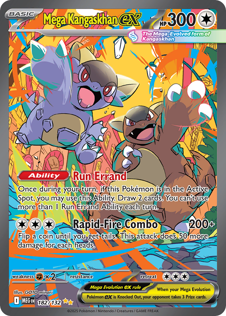 182 Mega Kangaskhan ex — Mega Evolution — English