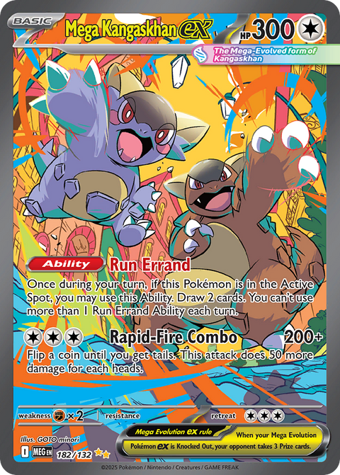 182 Mega Kangaskhan ex — Mega Evolution — English