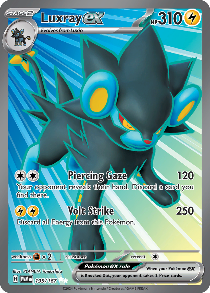 195 Luxray ex — Twilight Masquerade — English