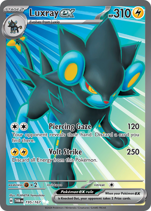 195 Luxray ex — Twilight Masquerade — English