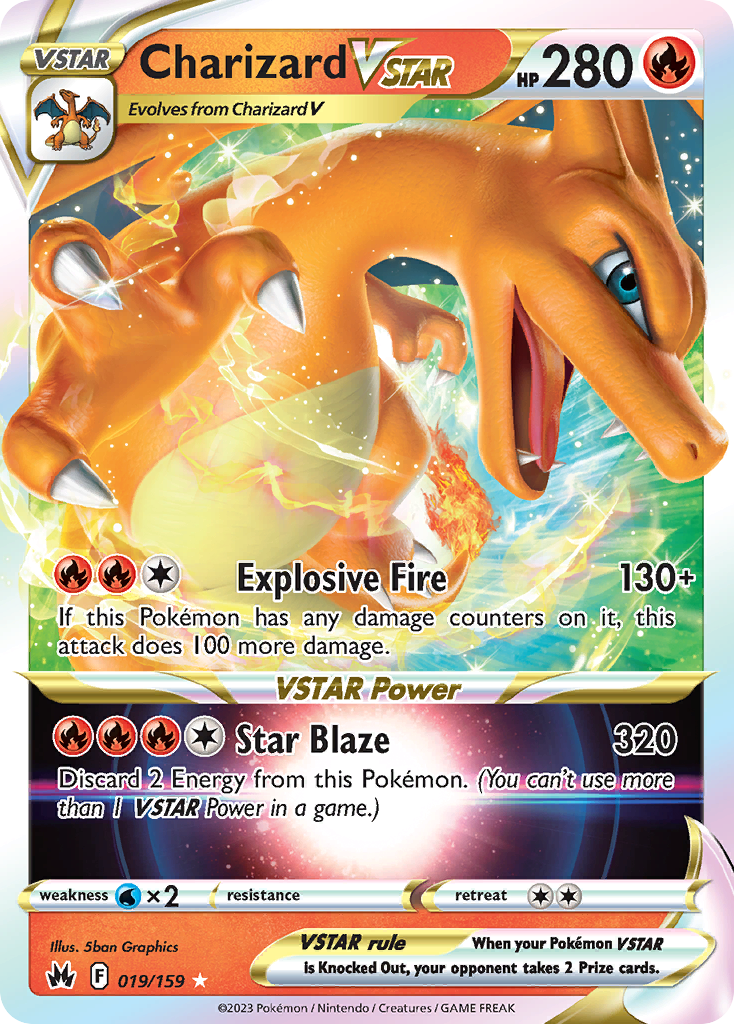 019 Charizard VSTAR — Crown Zenith — English