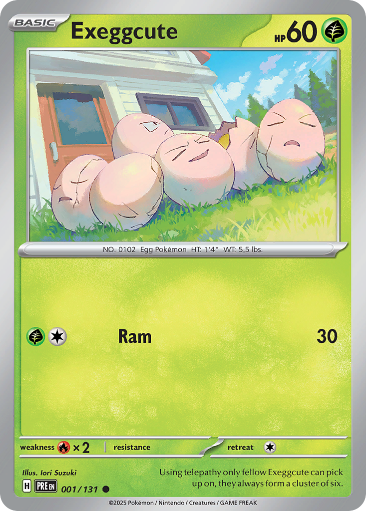 001 Exeggcute — Prismatic Evolutions — English