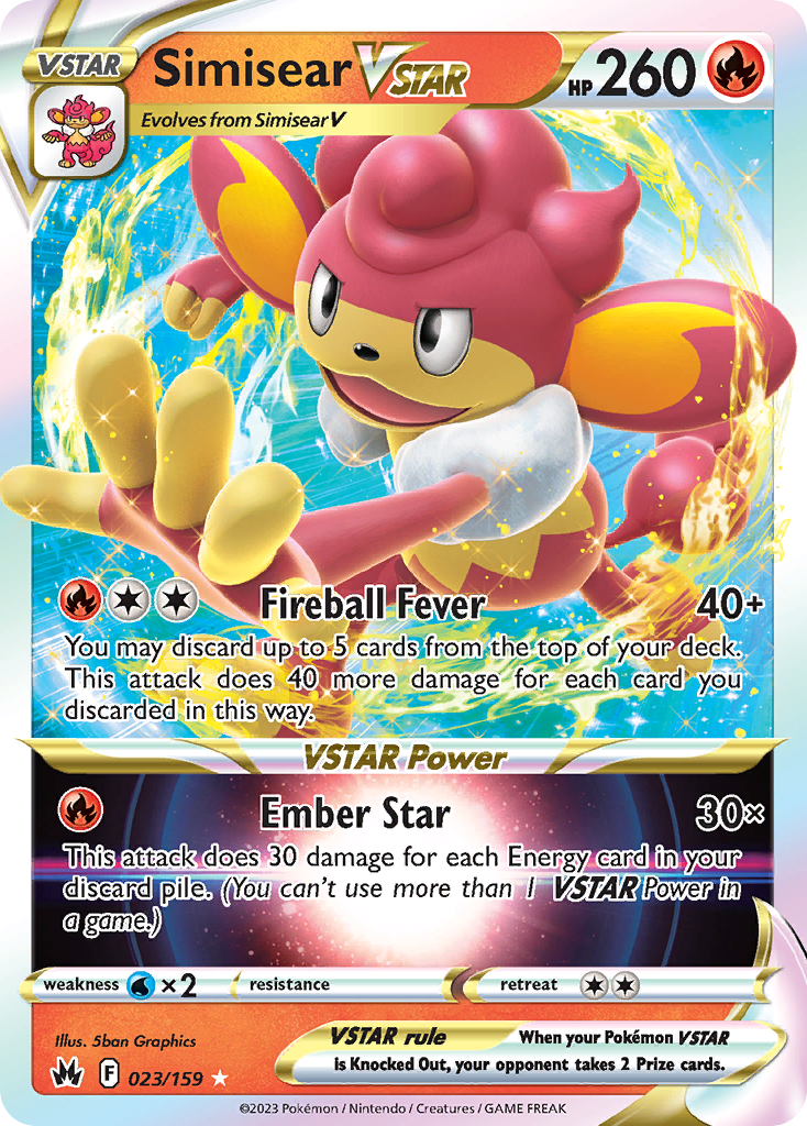 023 Simisear VSTAR — Crown Zenith — English
