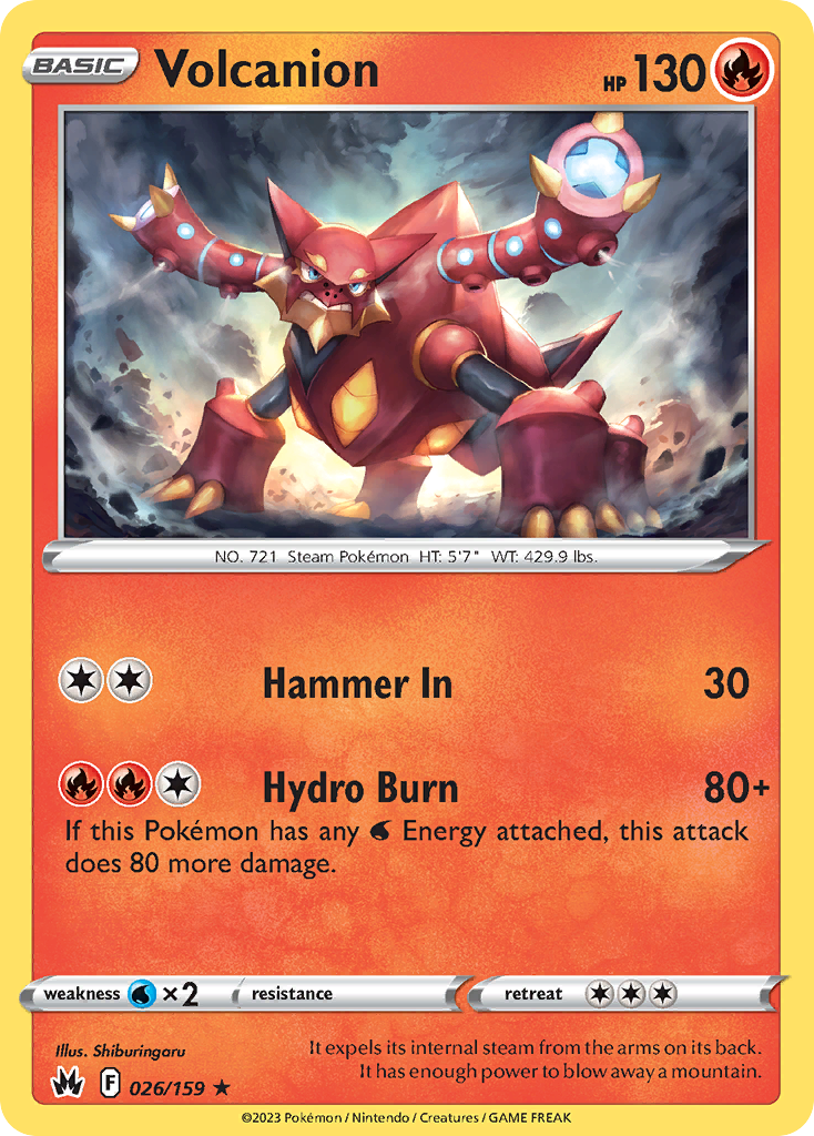 026 Volcanion — Crown Zenith — English