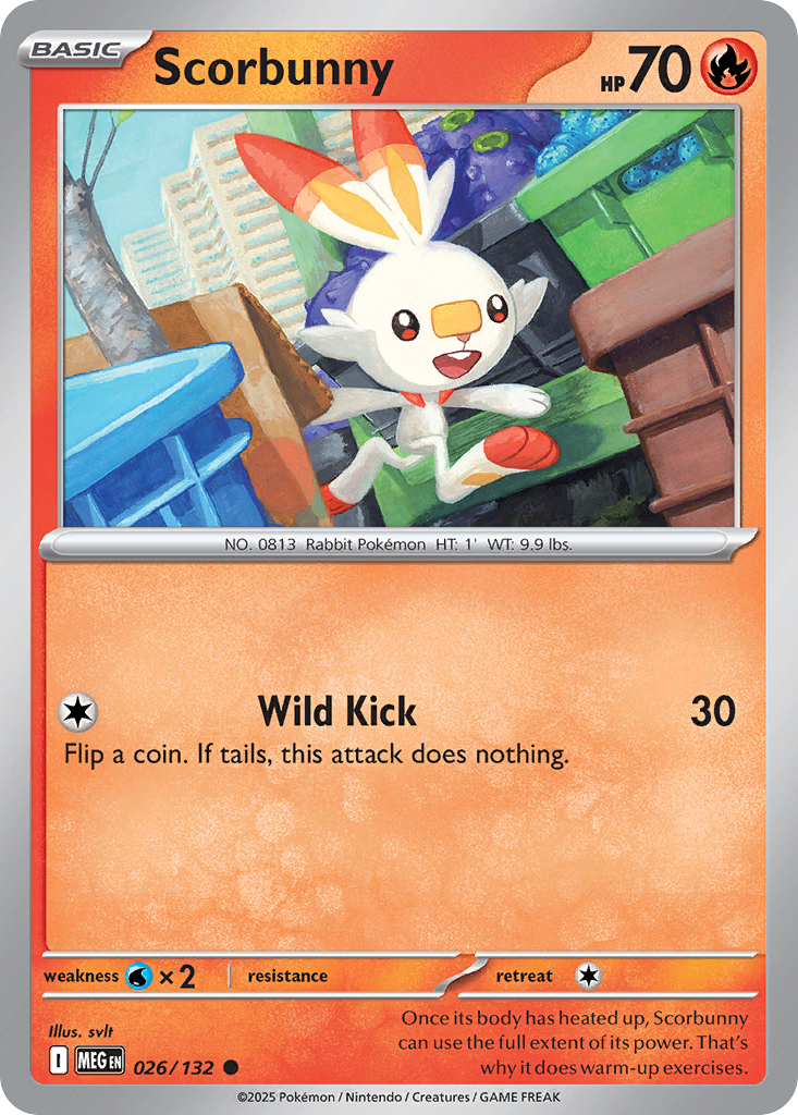 026 Scorbunny — Mega Evolution — English