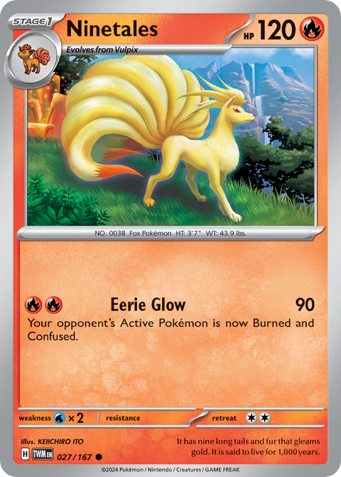 027 Ninetales — Twilight Masquerade — English