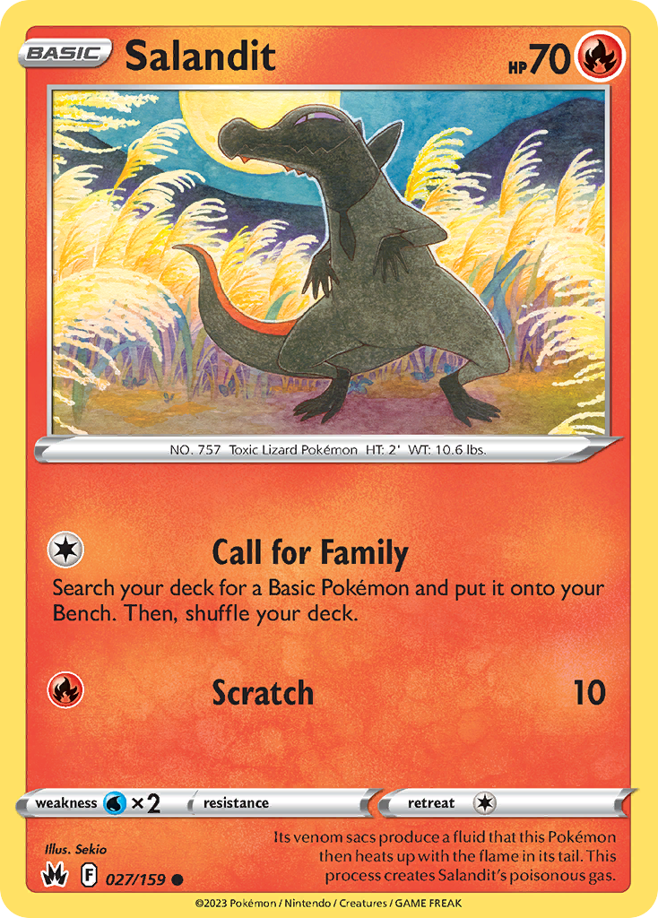 027 Salandit — Crown Zenith — English