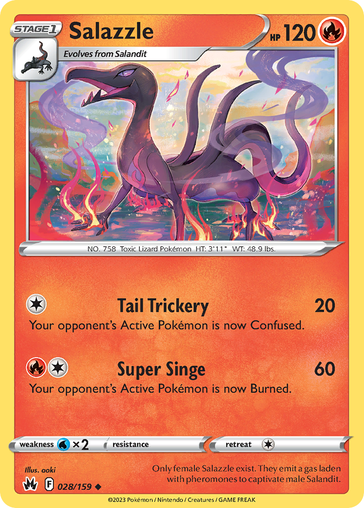 028 Salazzle — Crown Zenith — English
