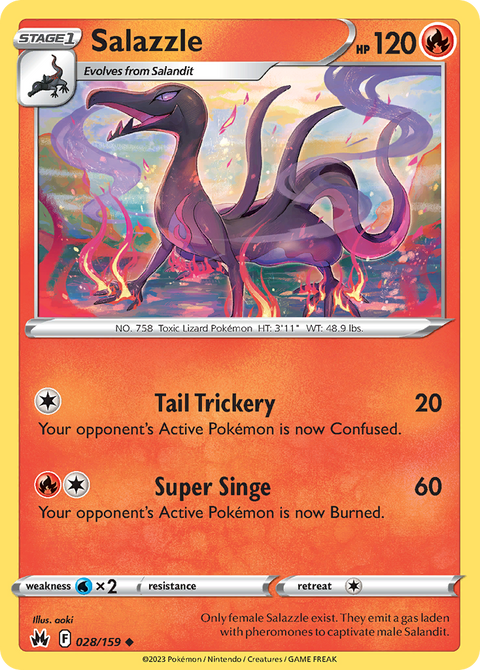 028 Salazzle — Crown Zenith — English