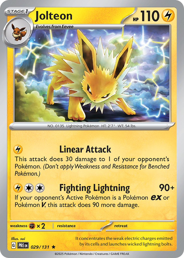 029 Jolteon — Prismatic Evolutions — English