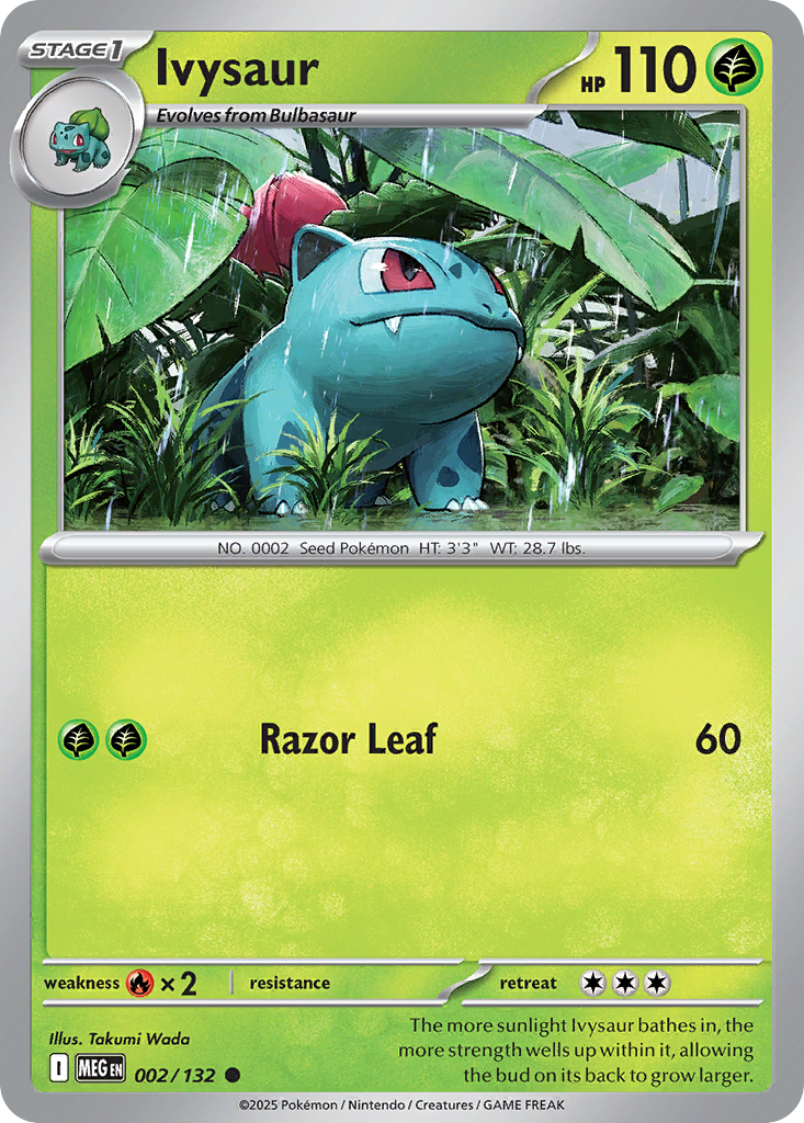 002 Ivysaur — Mega Evolution — English