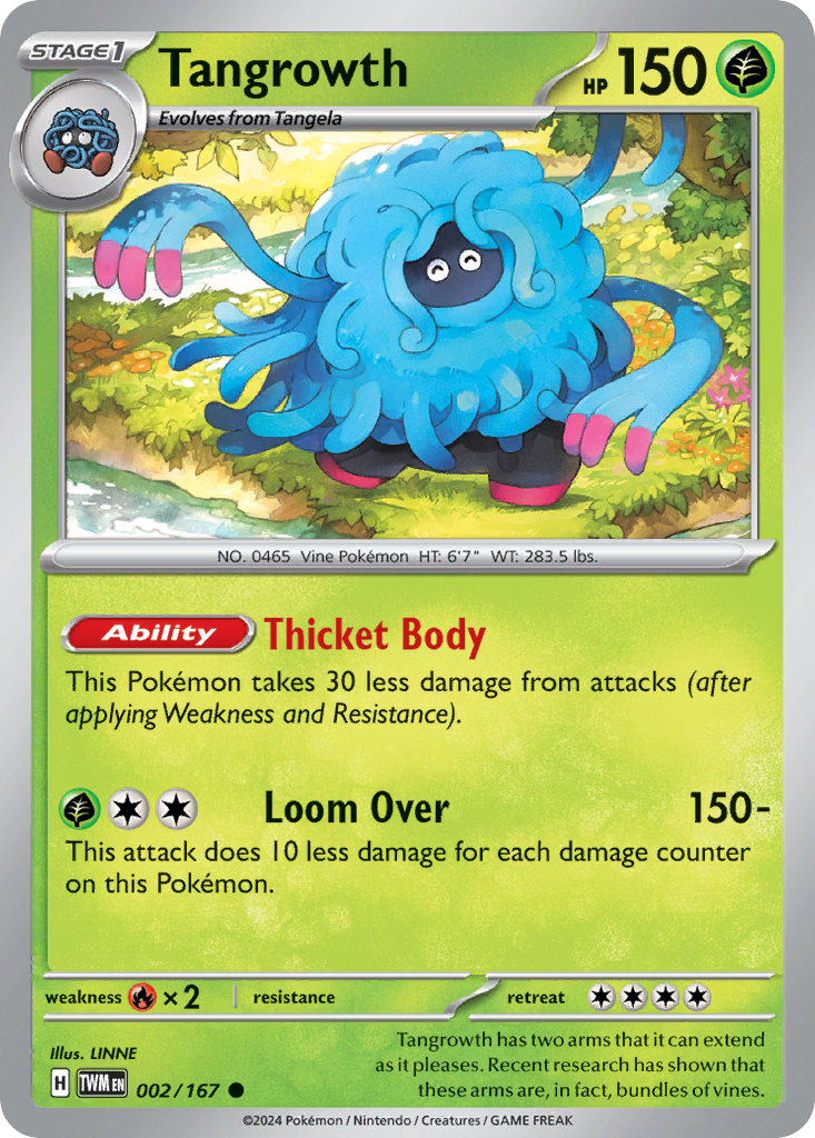 002 Tangrowth — Twilight Masquerade — English
