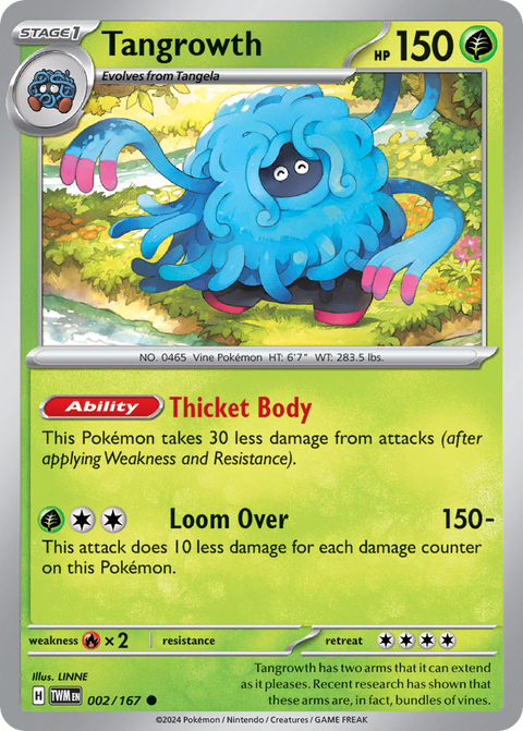 002 Tangrowth — Twilight Masquerade — English