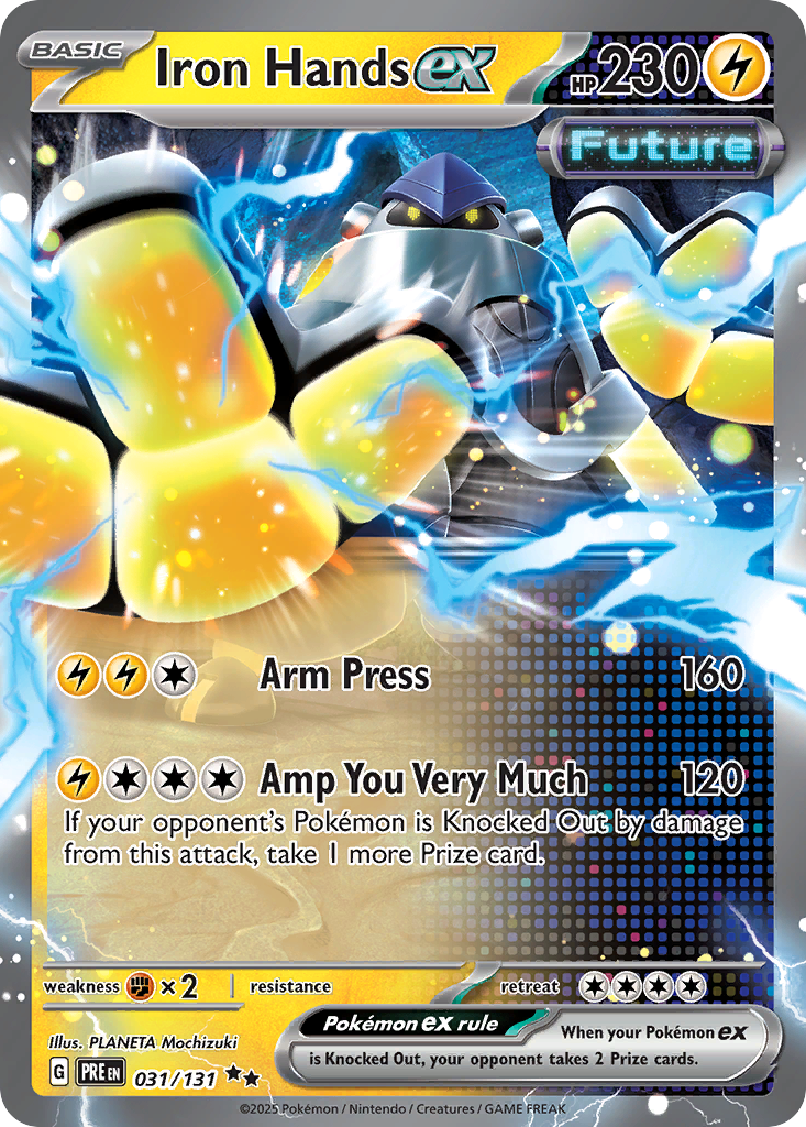031 Iron Hands ex — Prismatic Evolutions — English