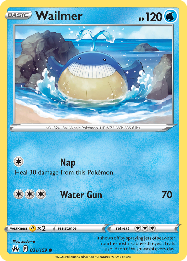 031 Wailmer — Crown Zenith — English