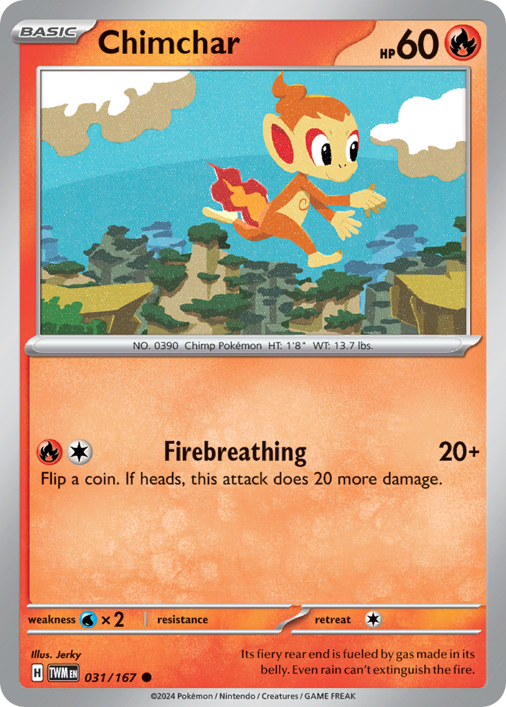 031 Chimchar — Twilight Masquerade — English