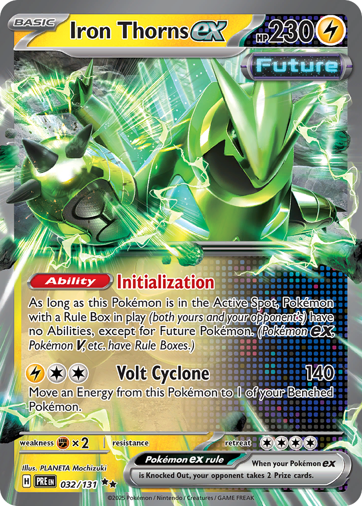 032 Iron Thorns ex — Prismatic Evolutions — English