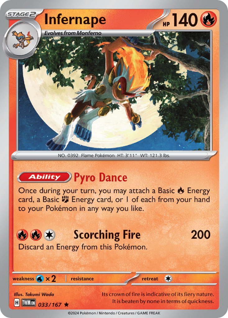 033 Infernape — Twilight Masquerade — English