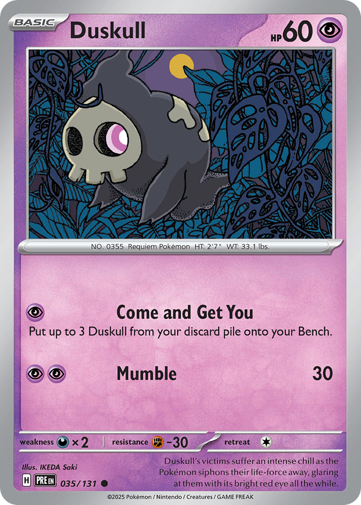 035 Duskull — Prismatic Evolutions — English
