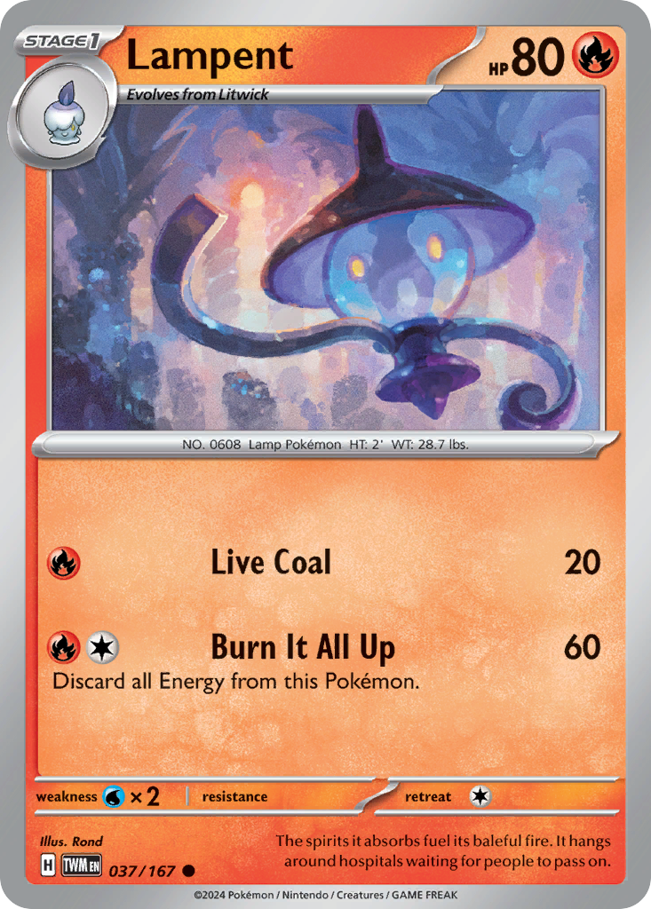 037 Lampent — Twilight Masquerade — English