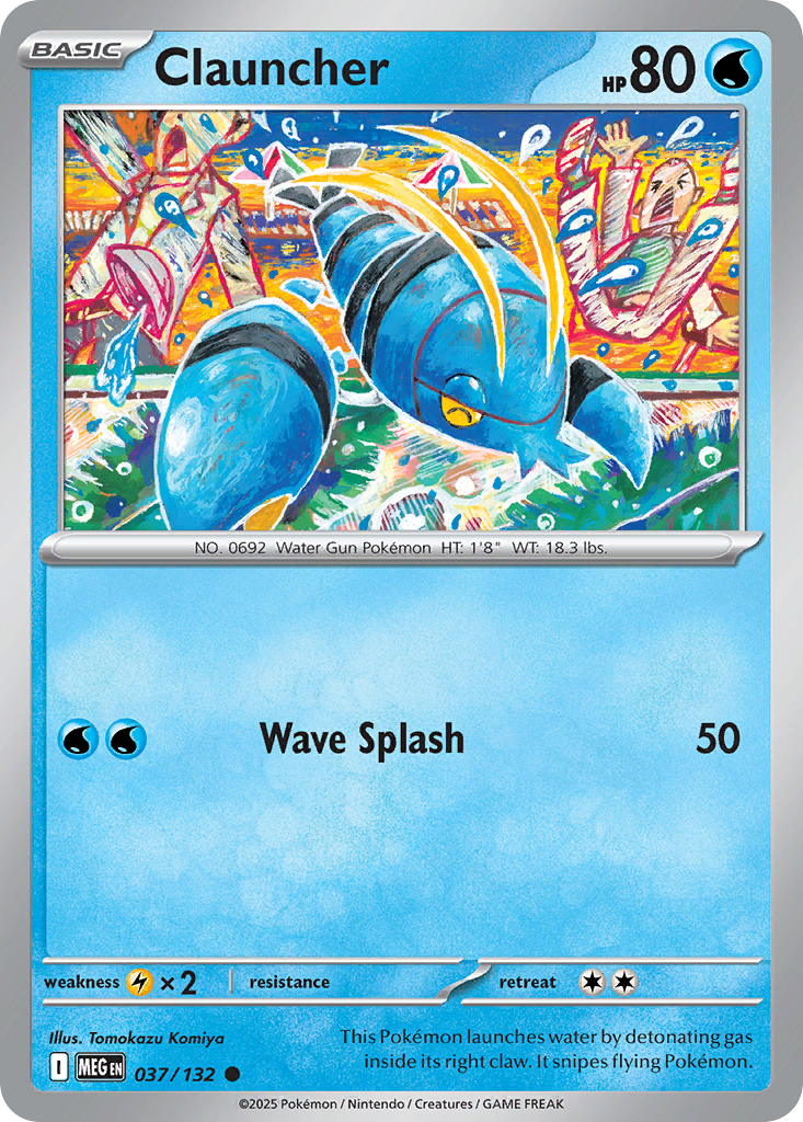 037 Clauncher — Mega Evolution — English