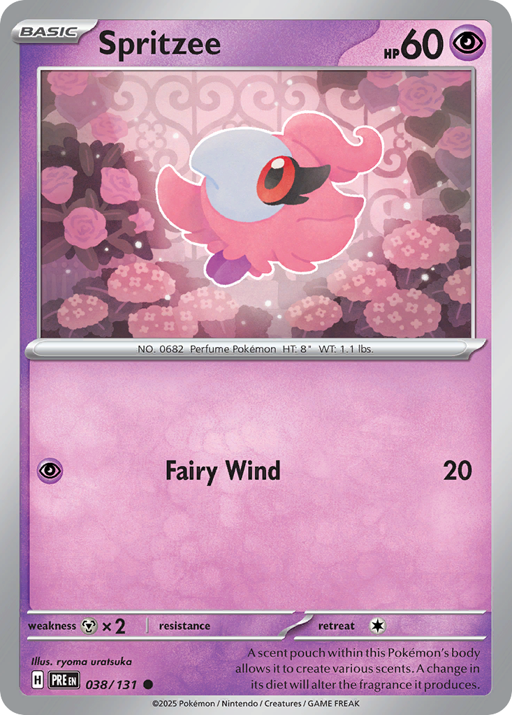 038 Spritzee — Prismatic Evolutions — English