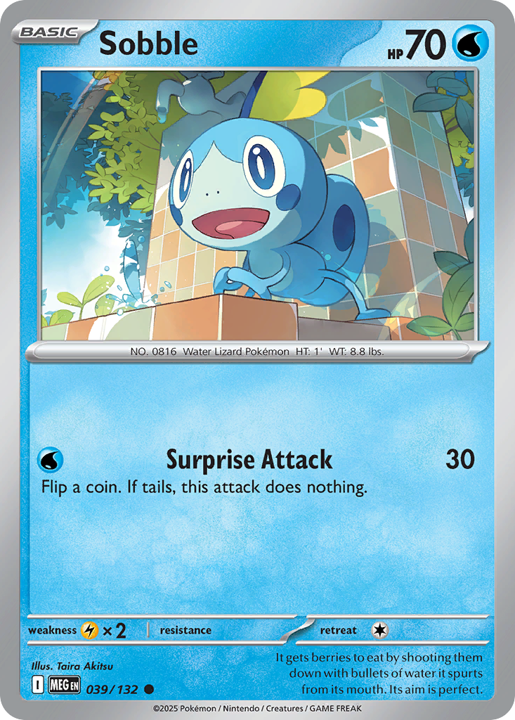 039 Sobble — Mega Evolution — English