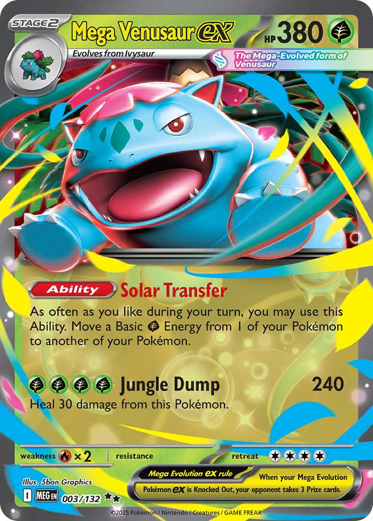 003 Mega Venusaur ex — Mega Evolution — English