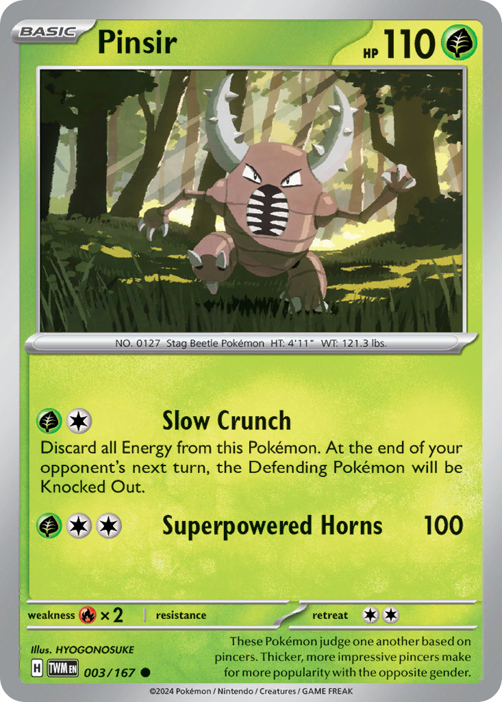 003 Pinsir — Twilight Masquerade — English