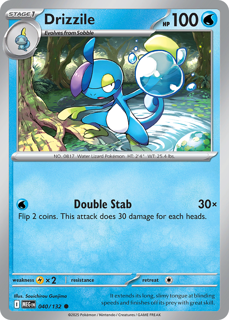 040 Drizzile — Mega Evolution — English