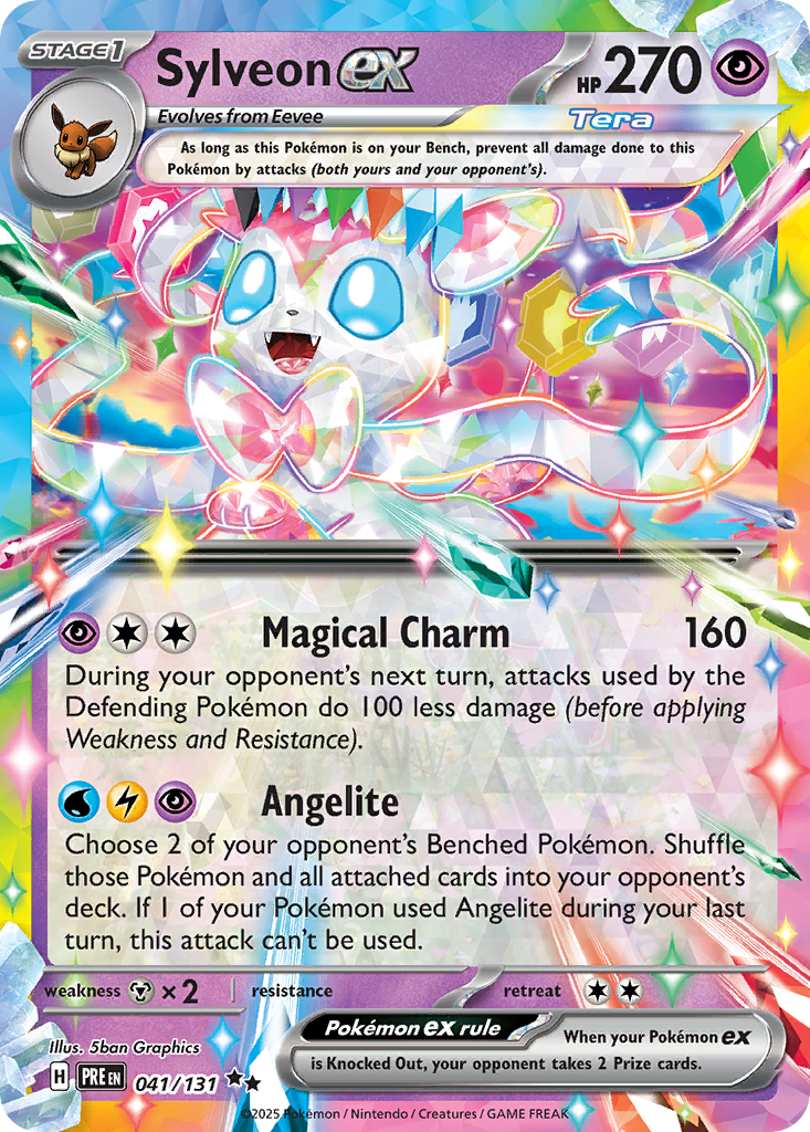 041 Sylveon ex — Prismatic Evolutions — English