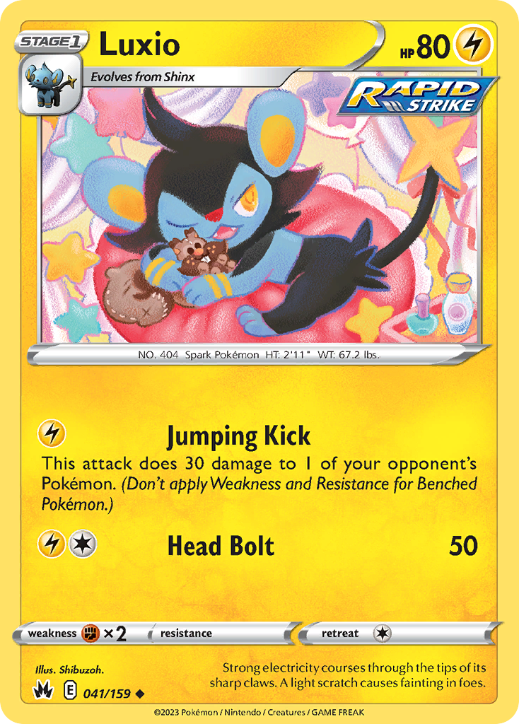 041 Luxio — Crown Zenith — English