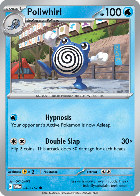 042 Poliwhirl — Twilight Masquerade — English
