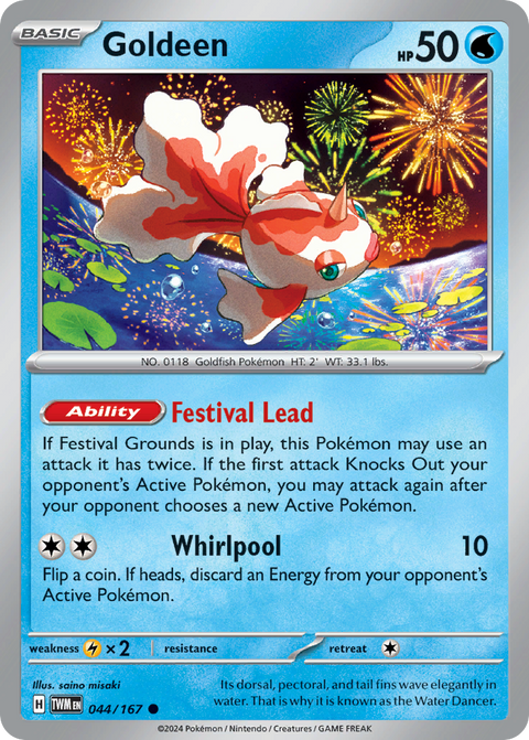 044 Goldeen — Twilight Masquerade — English