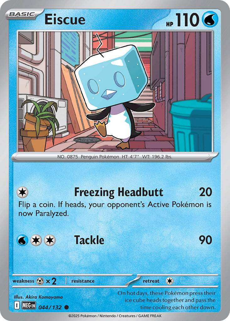 044 Eiscue — Mega Evolution — English