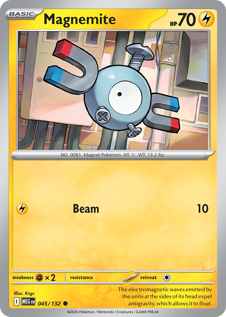 045 Magnemite — Mega Evolution — English