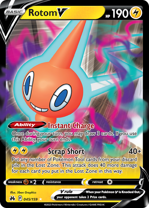 045 Rotom V — Crown Zenith — English