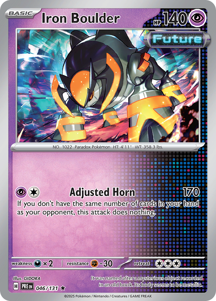 046 Iron Boulder — Prismatic Evolutions — English