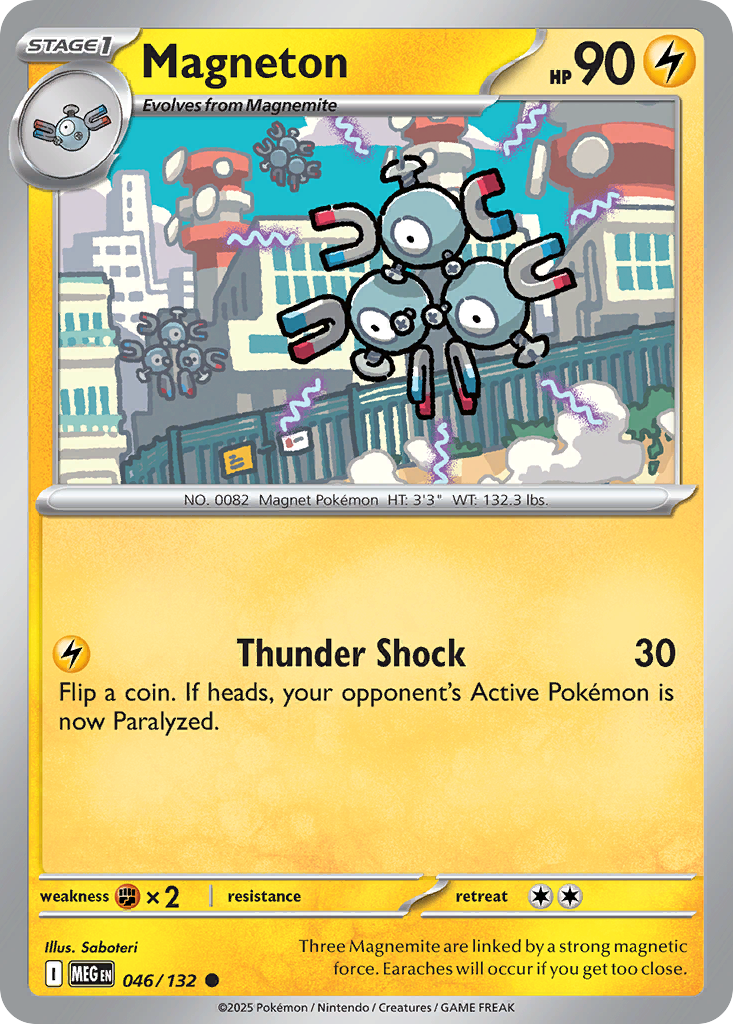 046 Magneton — Mega Evolution — English