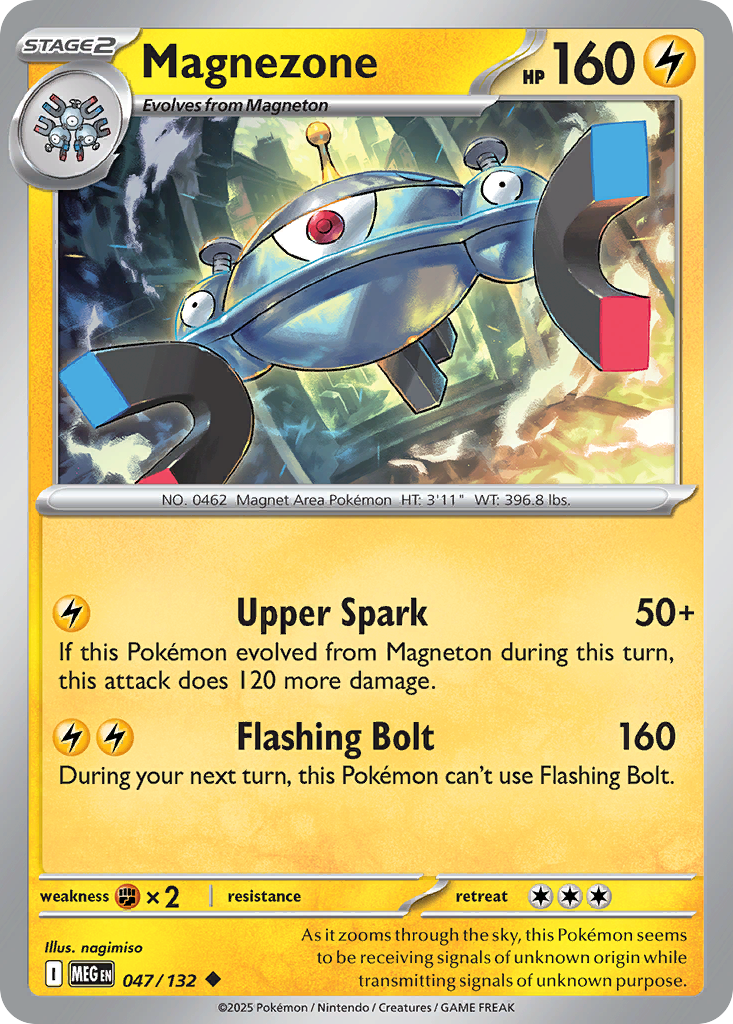 047 Magnezone — Mega Evolution — English