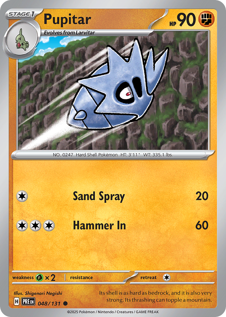 048 Pupitar — Prismatic Evolutions — English