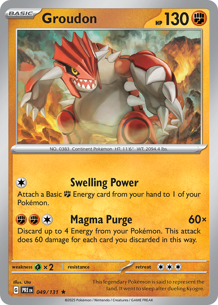 049 Groudon — Prismatic Evolutions — English